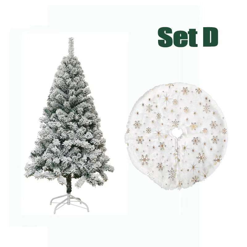 Christmas Tree PVC Artificial Snow Christmas Tree Cedar Christmas Tree Mall Window Decoration Tree Christmas Decoration Supplies