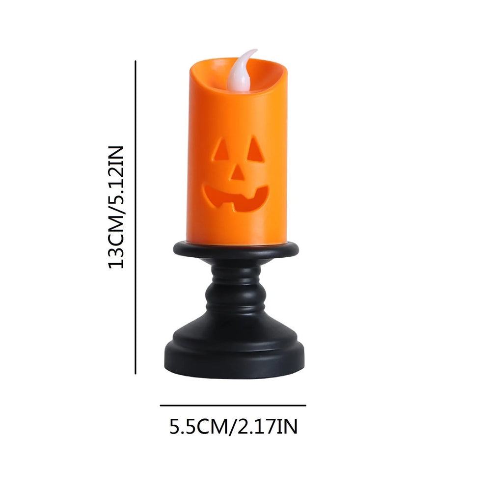 Halloween Pumpkin Lights Halloween LED Candle Light Halloween Decoration Pum-Pkin Lantern Pumpkin Decorations