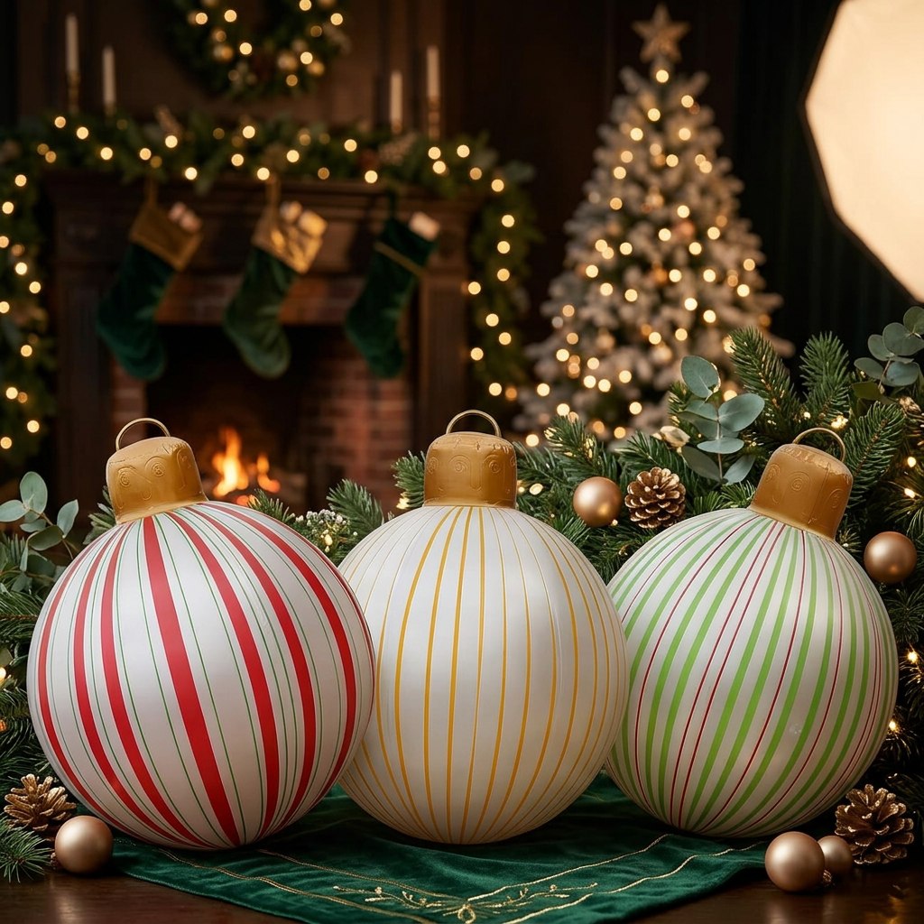Boule de Noël géante gonflable